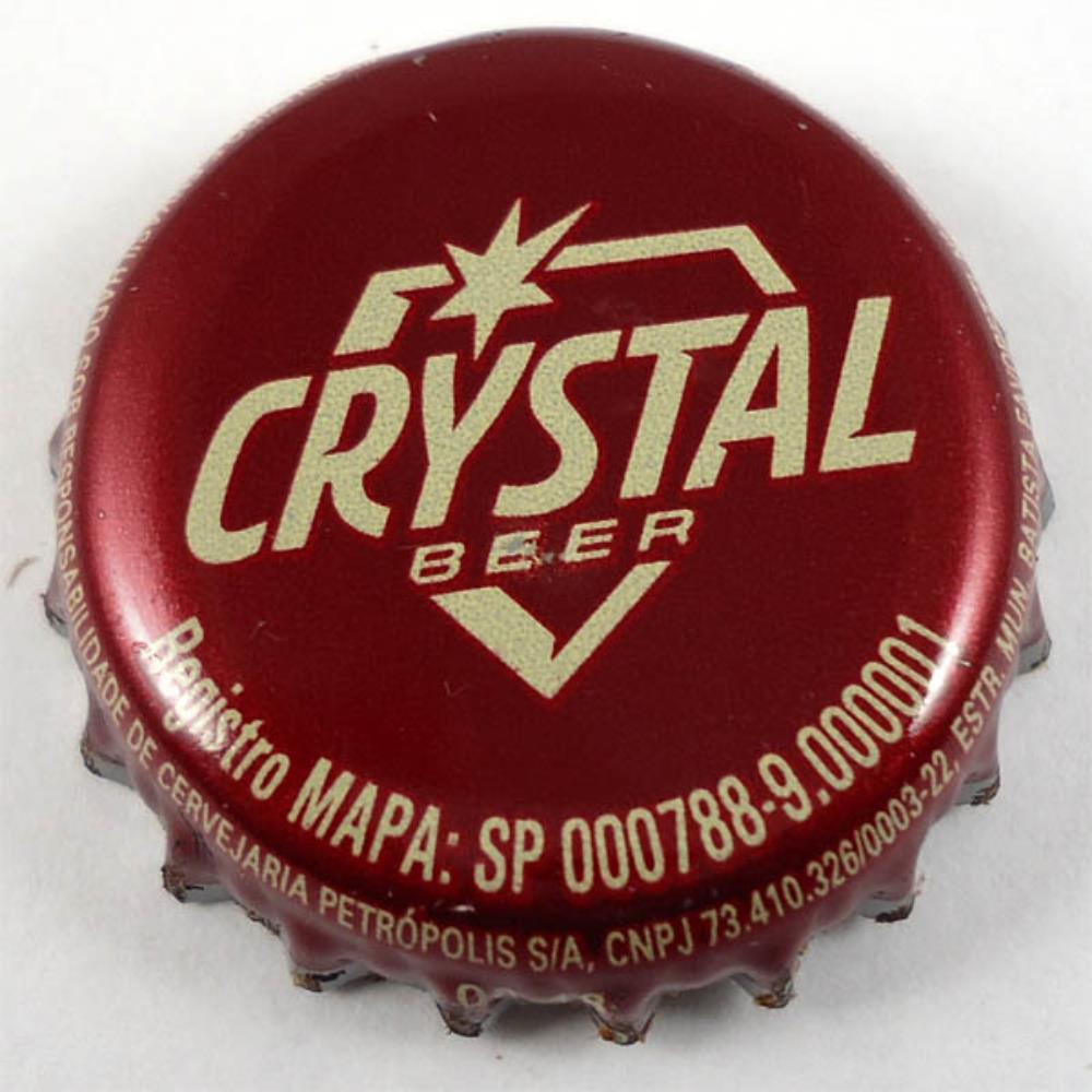 Crystal Beer Registro Mapa Vermelha Escura
