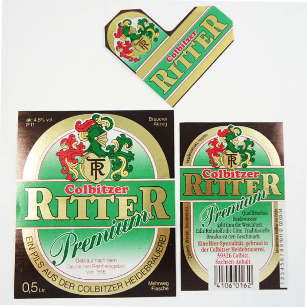Rótulo de Cerveja Alemanha Colbitzer Ritter