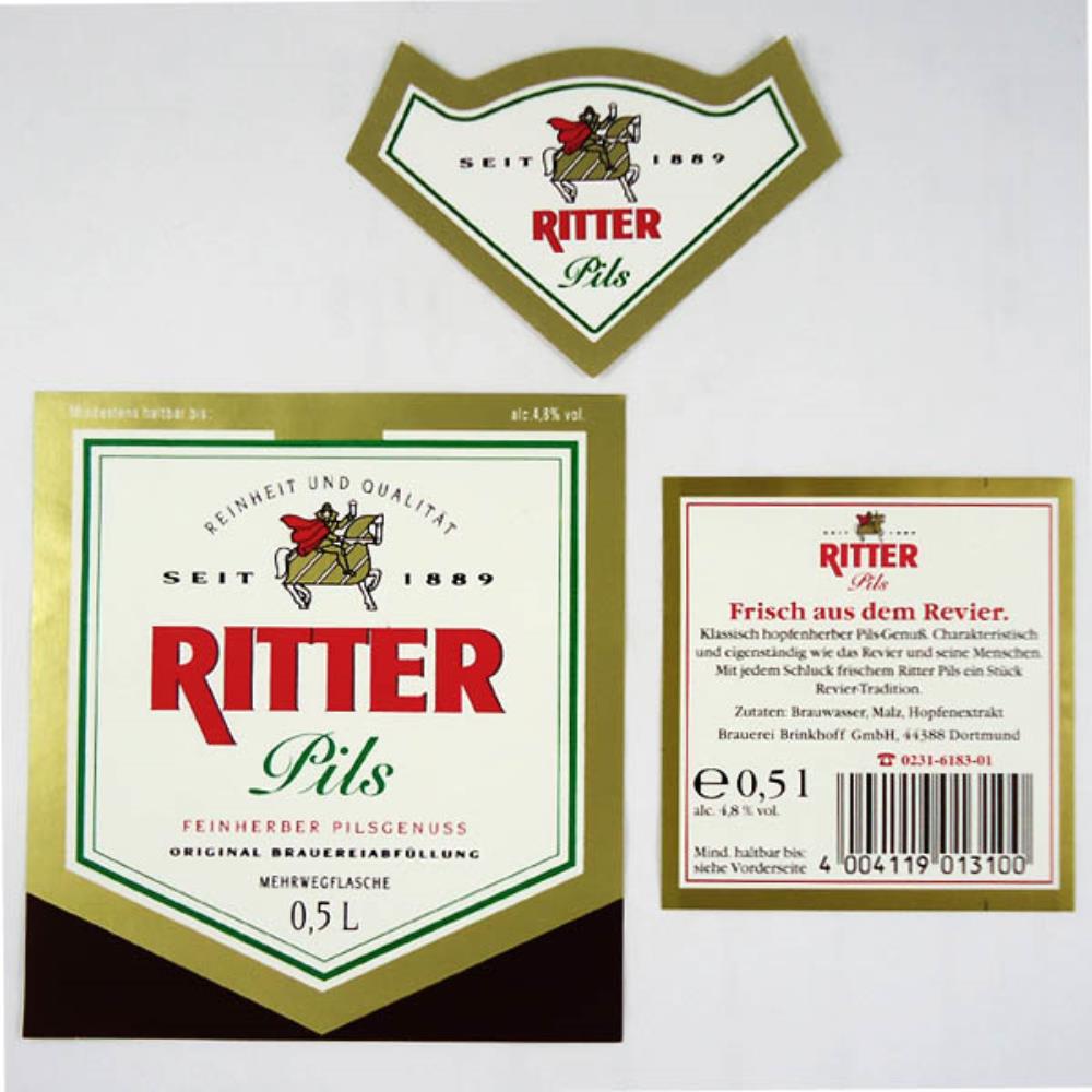Rótulo de Cerveja Alemanha Ritter Pils