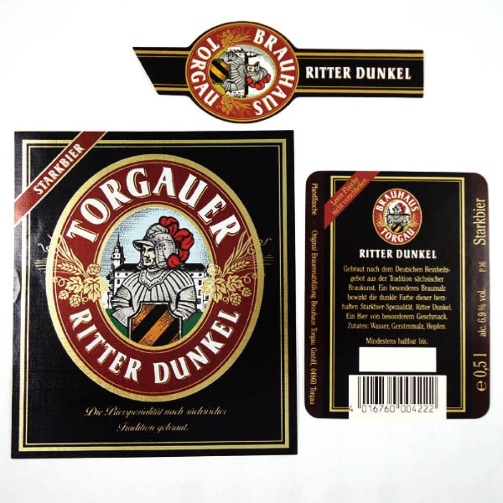 Rótulo de Cerveja Alemanha Torgau Torgauer Ritter 