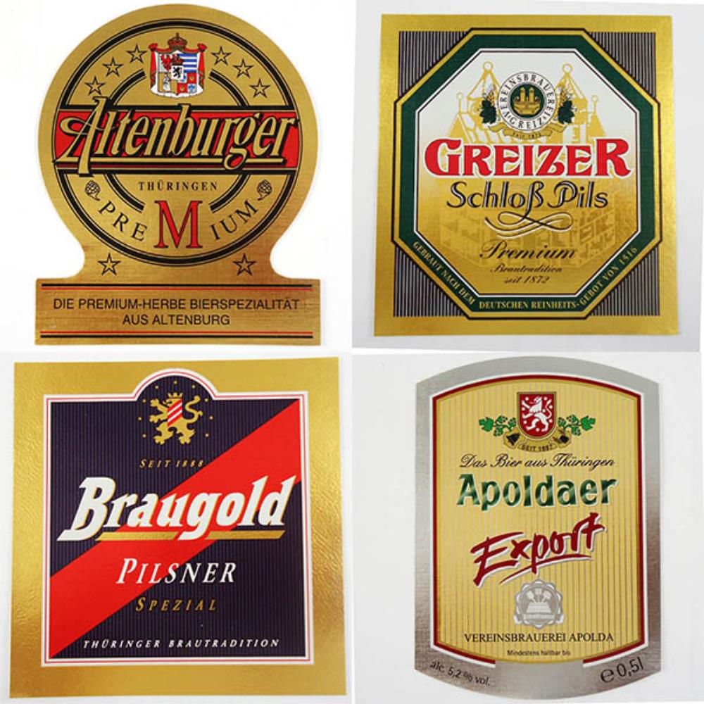 Rótulos de Cerveja Alemanha Lote 1