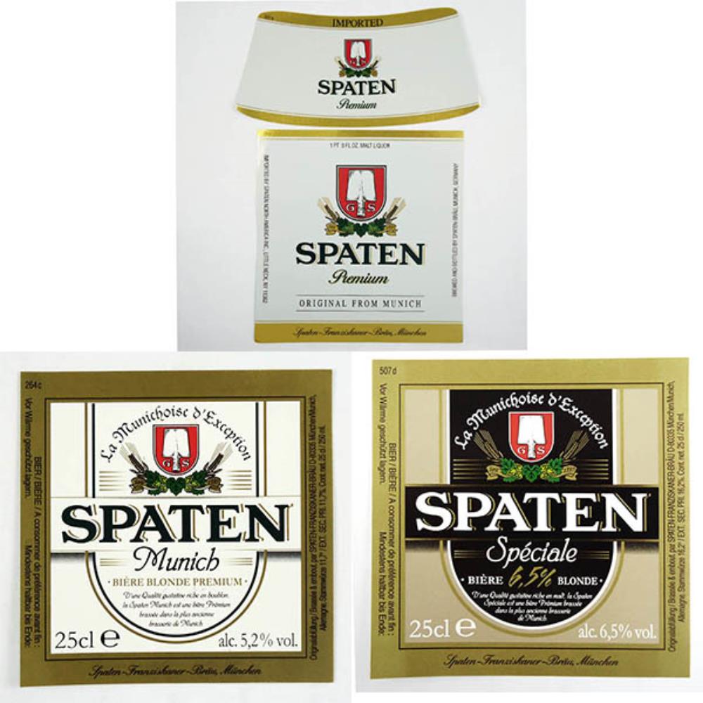 Rótulos de Cerveja Alemanha Spaten Lote 6