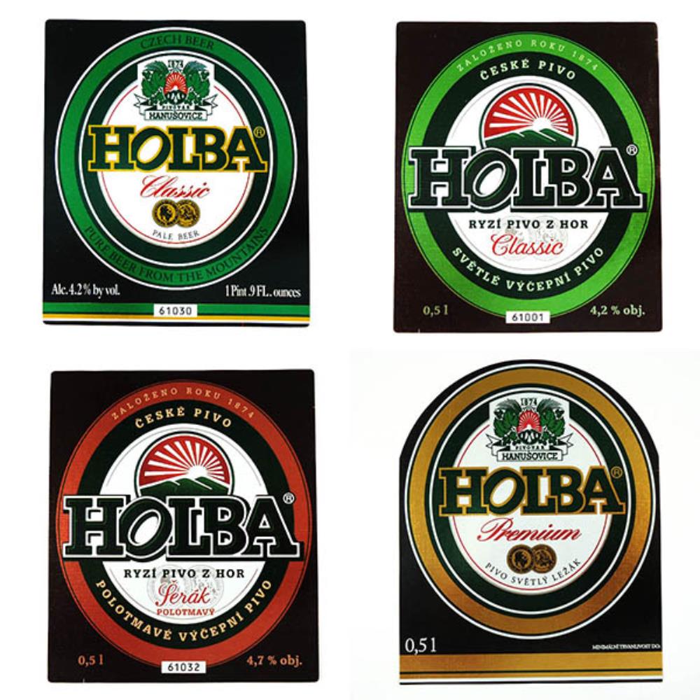 Rótulos de Cerveja República Tcheca Holba Lote 2