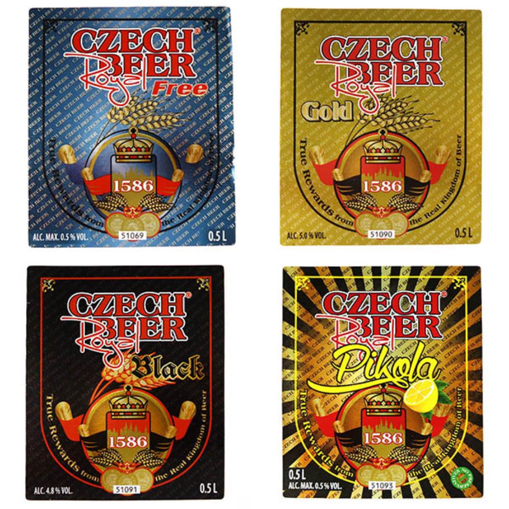 Rótulos de Cerveja República Tcheca Royal Czech Be
