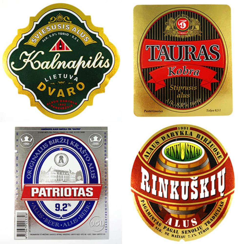 Rótulos de Cerveja Lituânia Lote 3