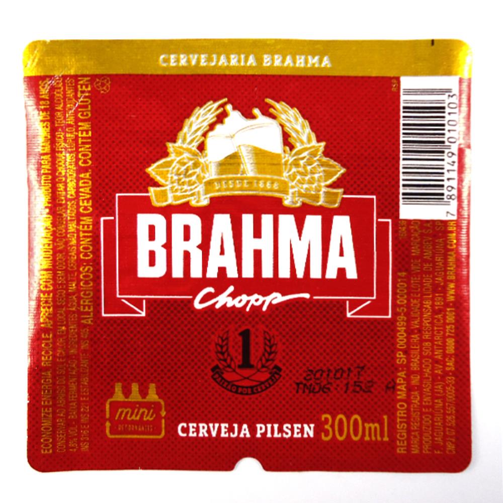 Brahma Mini Retornáveis 300ml