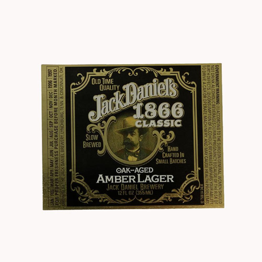 Rótulo de cerveja EUA Jack Daniels Amber Lager. Ra