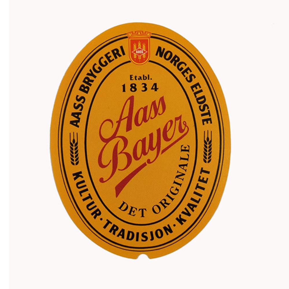 Rótulo de Cerveja Noruega Aass Bayer
