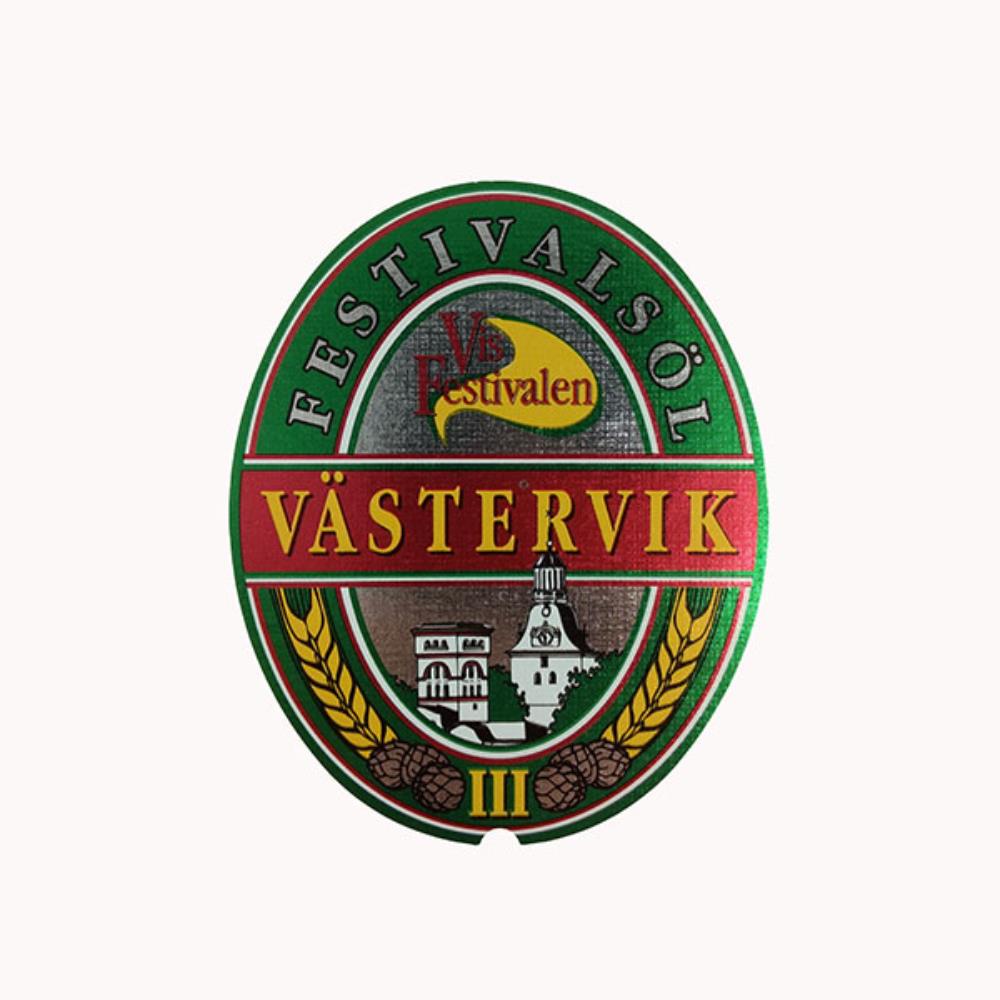 Rótulo de Cerveja Suécia Vastervik Festivalsol