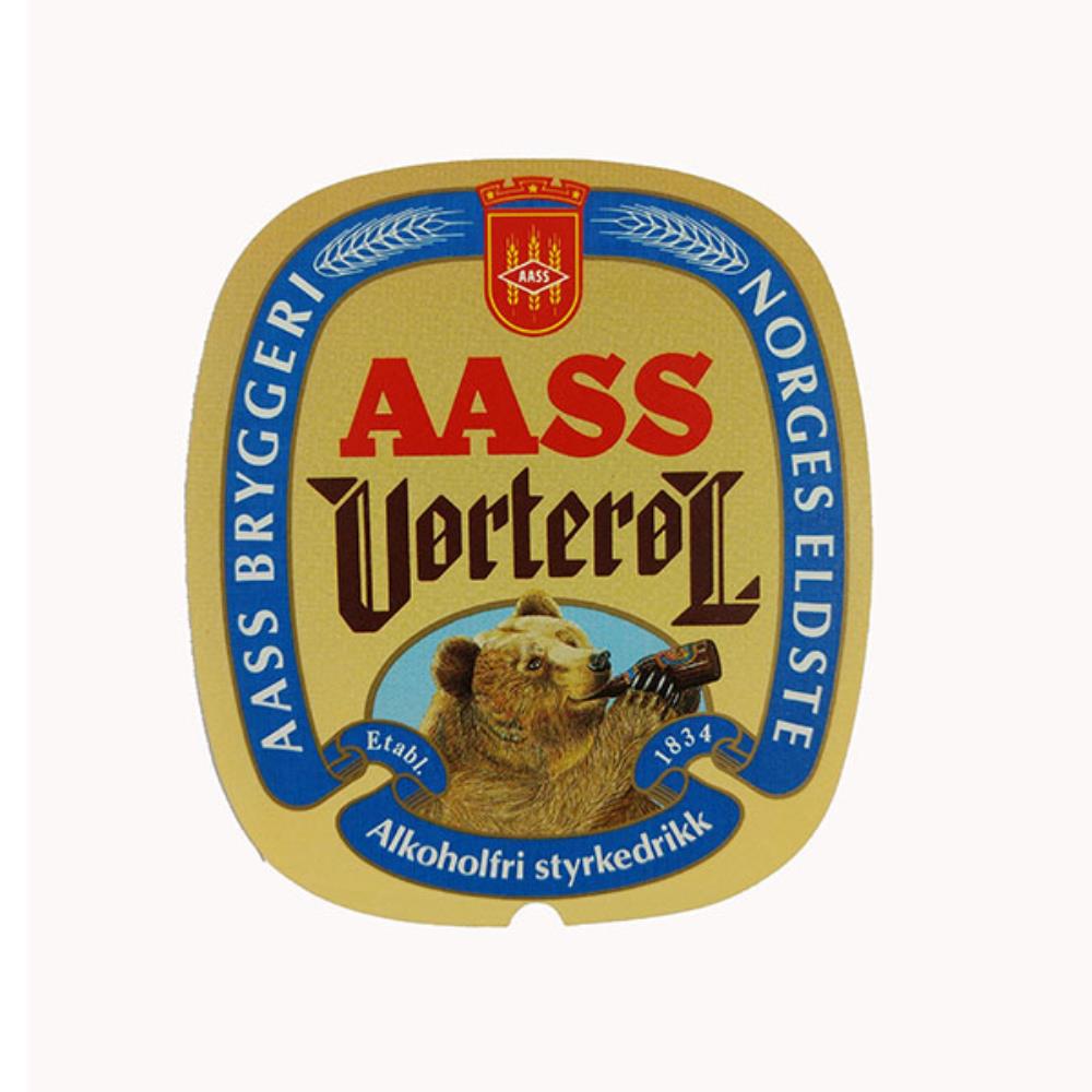 Rótulo de Cerveja Noruega Aass Vorterol