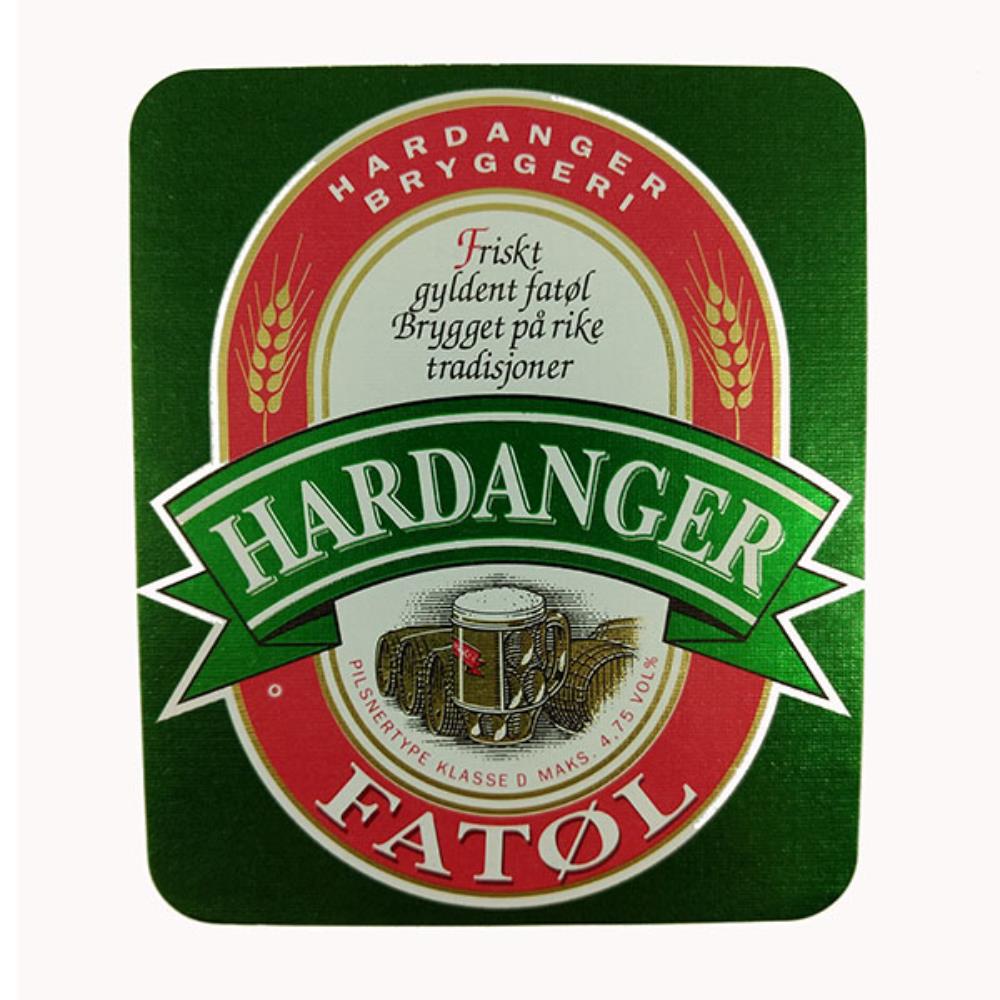 Rótulo de Cerveja Suécia Hardanger Fatol