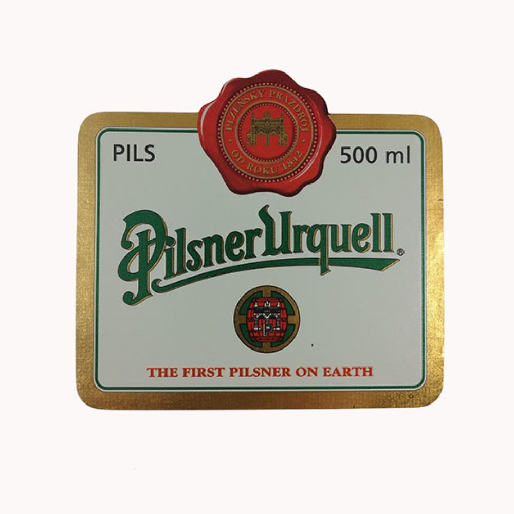 Rótulo De Cerveja Rep. Tcheca Pilsner Urquell 500m