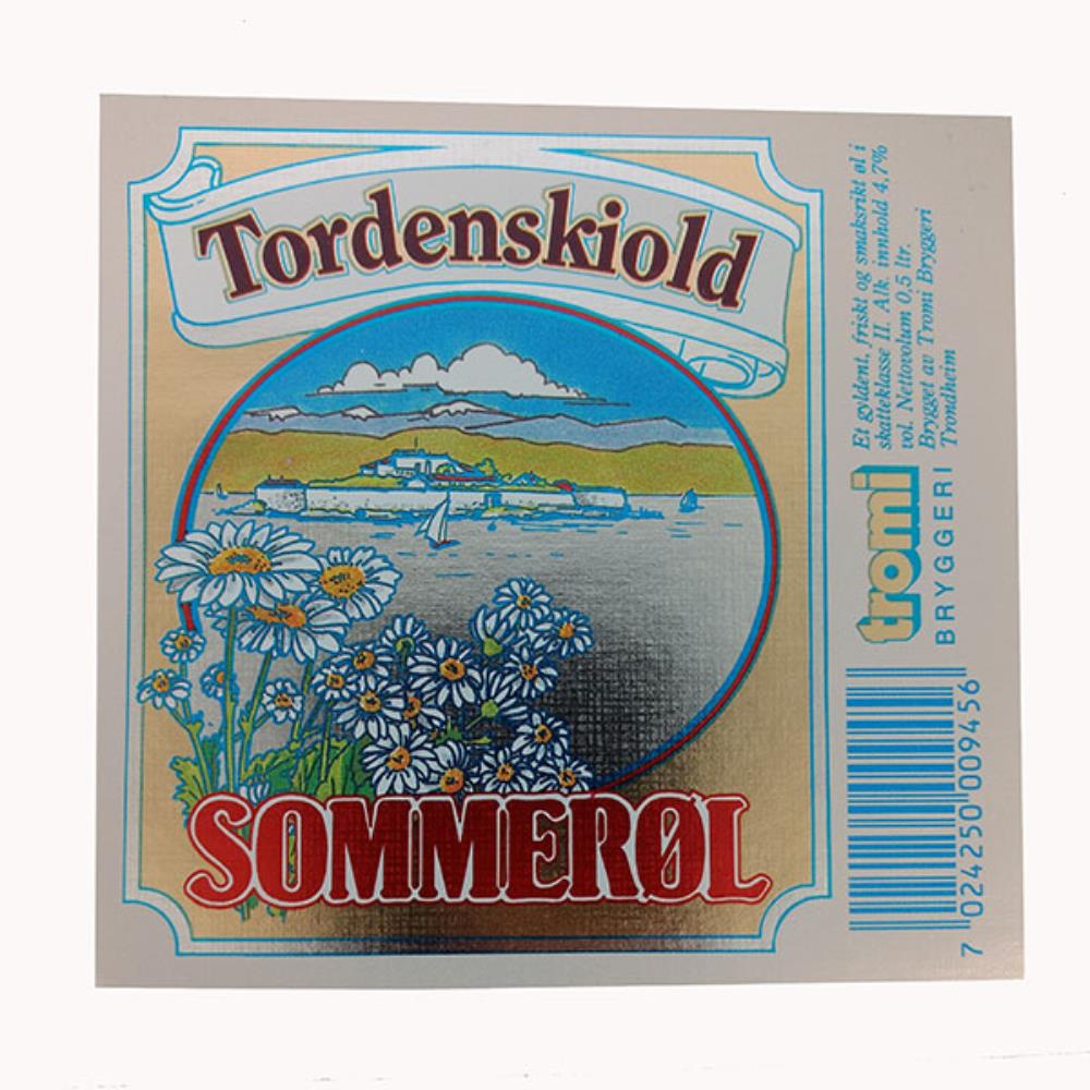 Rótulos de Cerveja Suécia Tromi Tordenskiold Somme