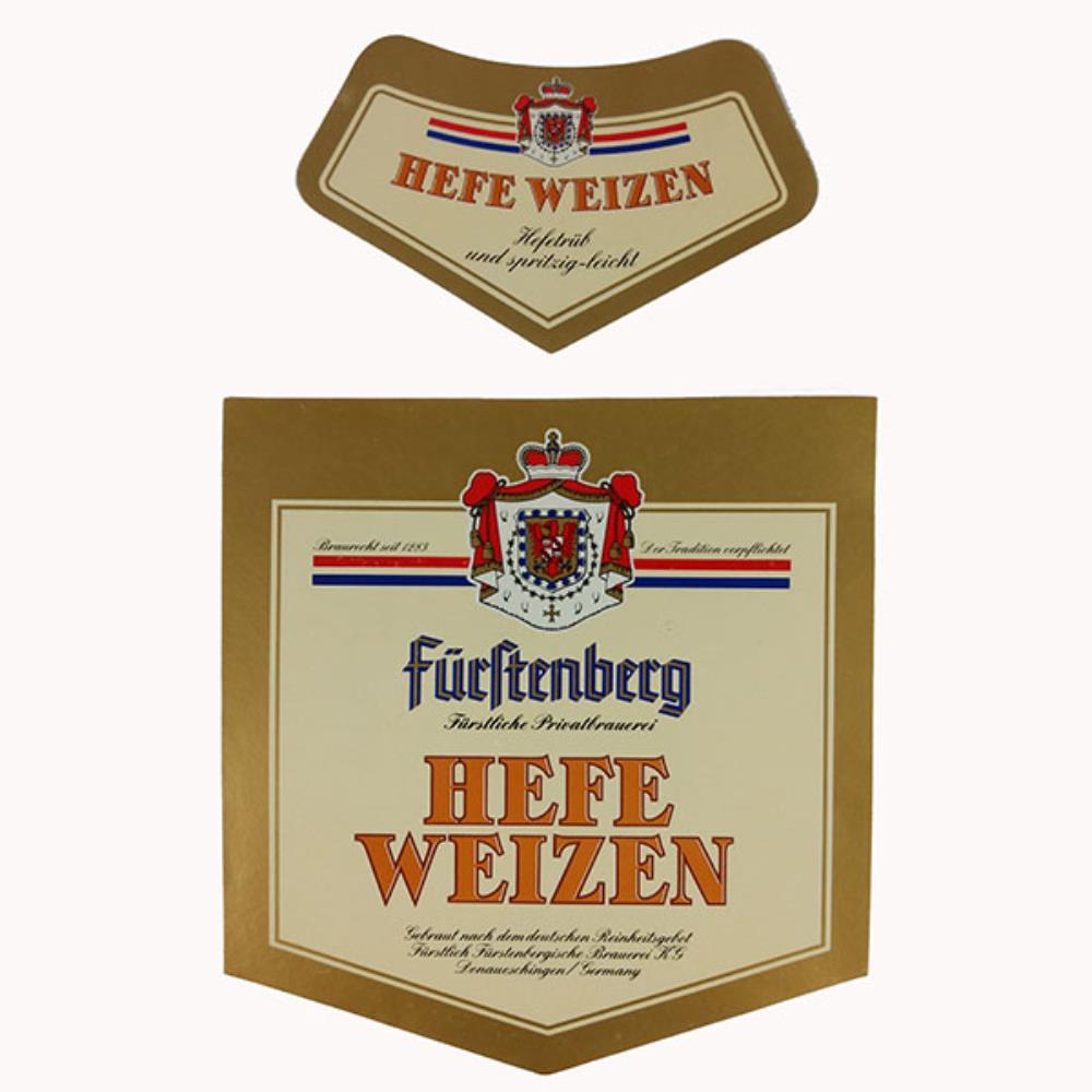 Rótulo de Cerveja Alemanha Fürstenberg Hefe Weizen