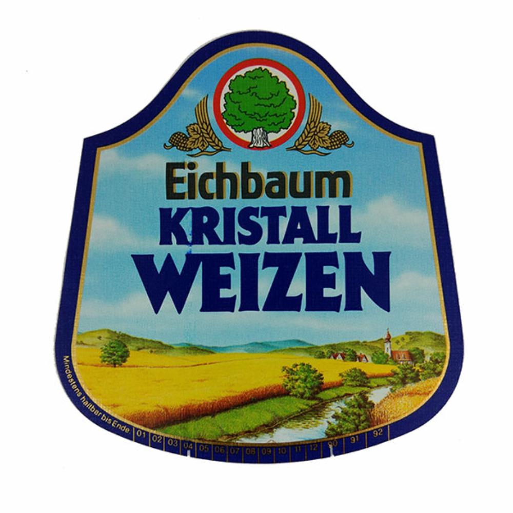 Rótulo De Cerveja Alemanha Eichbaum Kristall Weize