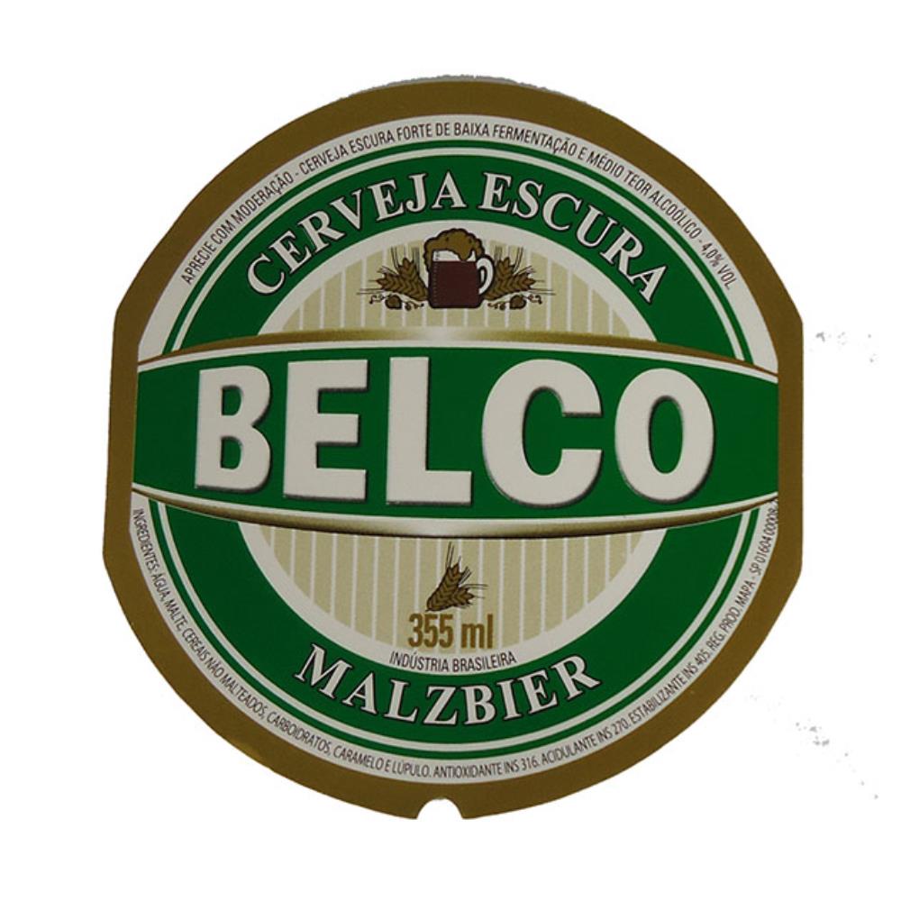 Rótulo de Cerveja Belco Malzbier 355ml 