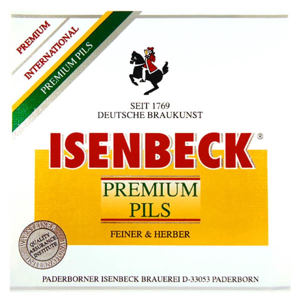 Rótulo De Cerveja Alemanha Isenbeck Premium Pils