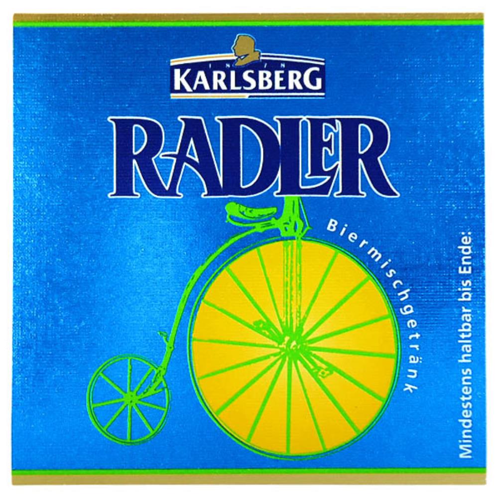 Rótulo De Cerveja Alemanha Karlsberg Radler