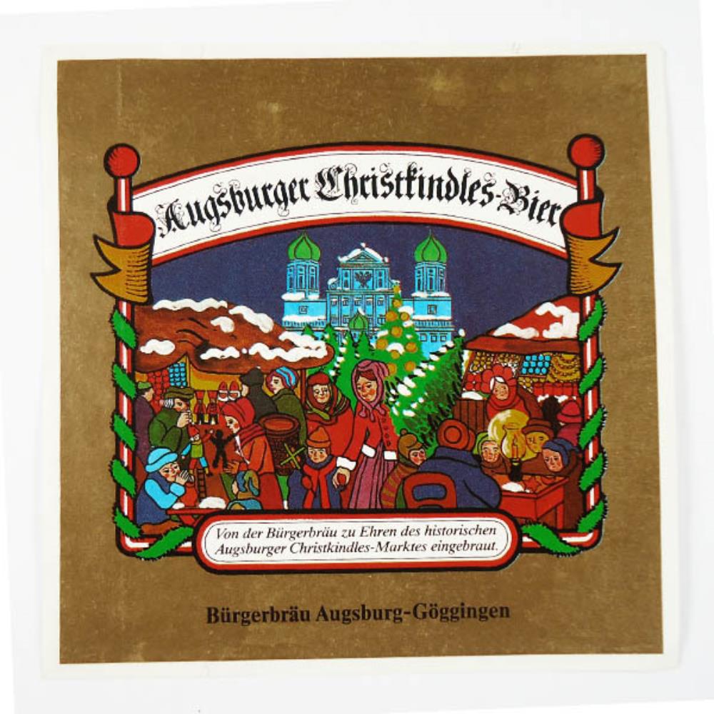 Rótulo de Cerveja Alemanha Augsburger Christkindle