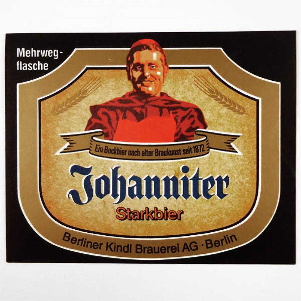 Rótulo de Cerveja Alemanha Berliner Kindl Johannit