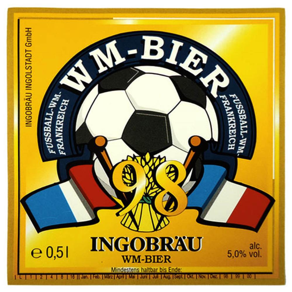 Rótulo de Cerveja Alemanha Ingobräu Ingolstadt WM-