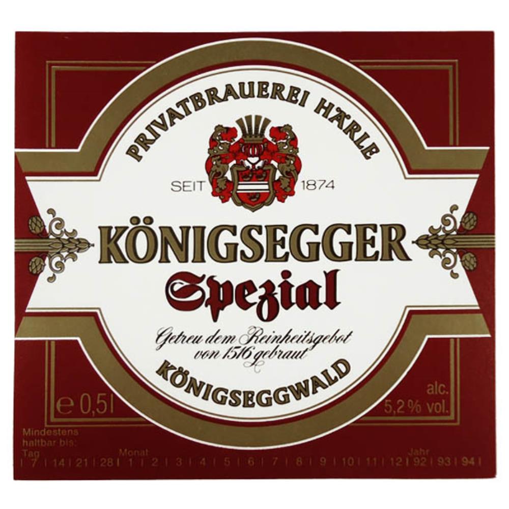 Rótulo De Cerveja Alemanha Konigsegger Spezial