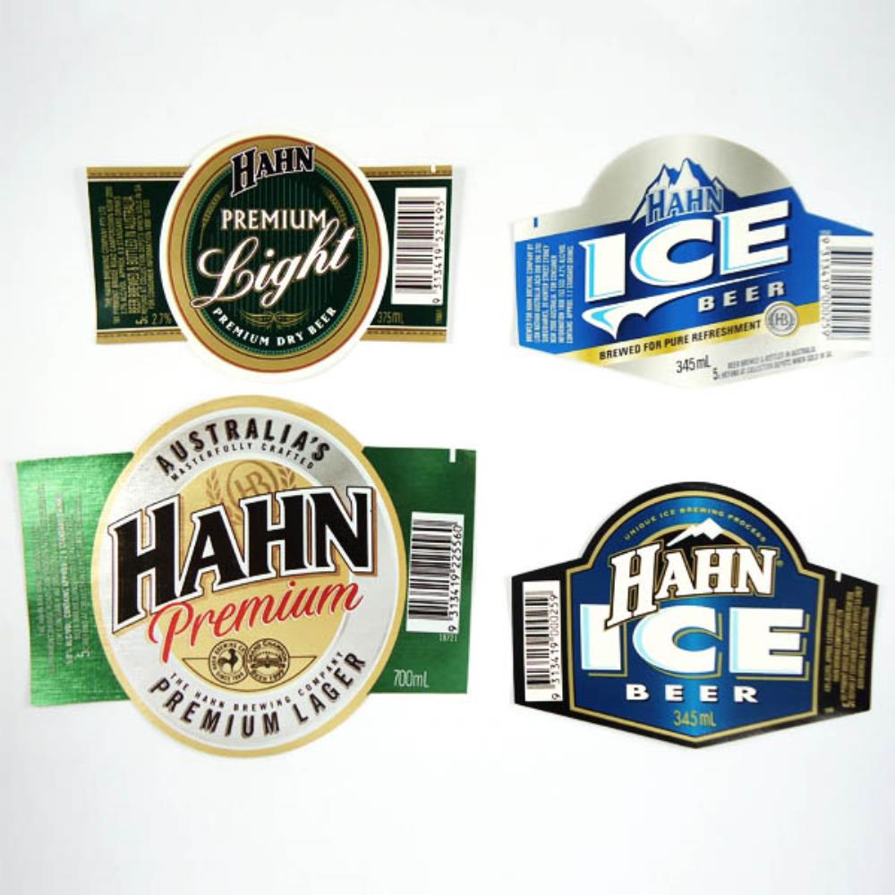 Rótulos de Cerveja Austrália Hahn Lote 9
