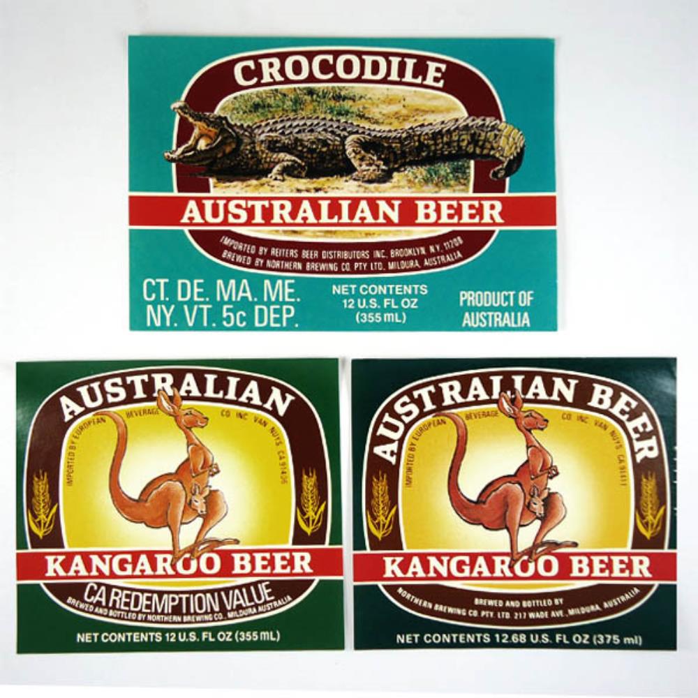 Rótulos de Cerveja Austrália Northern Lote 1