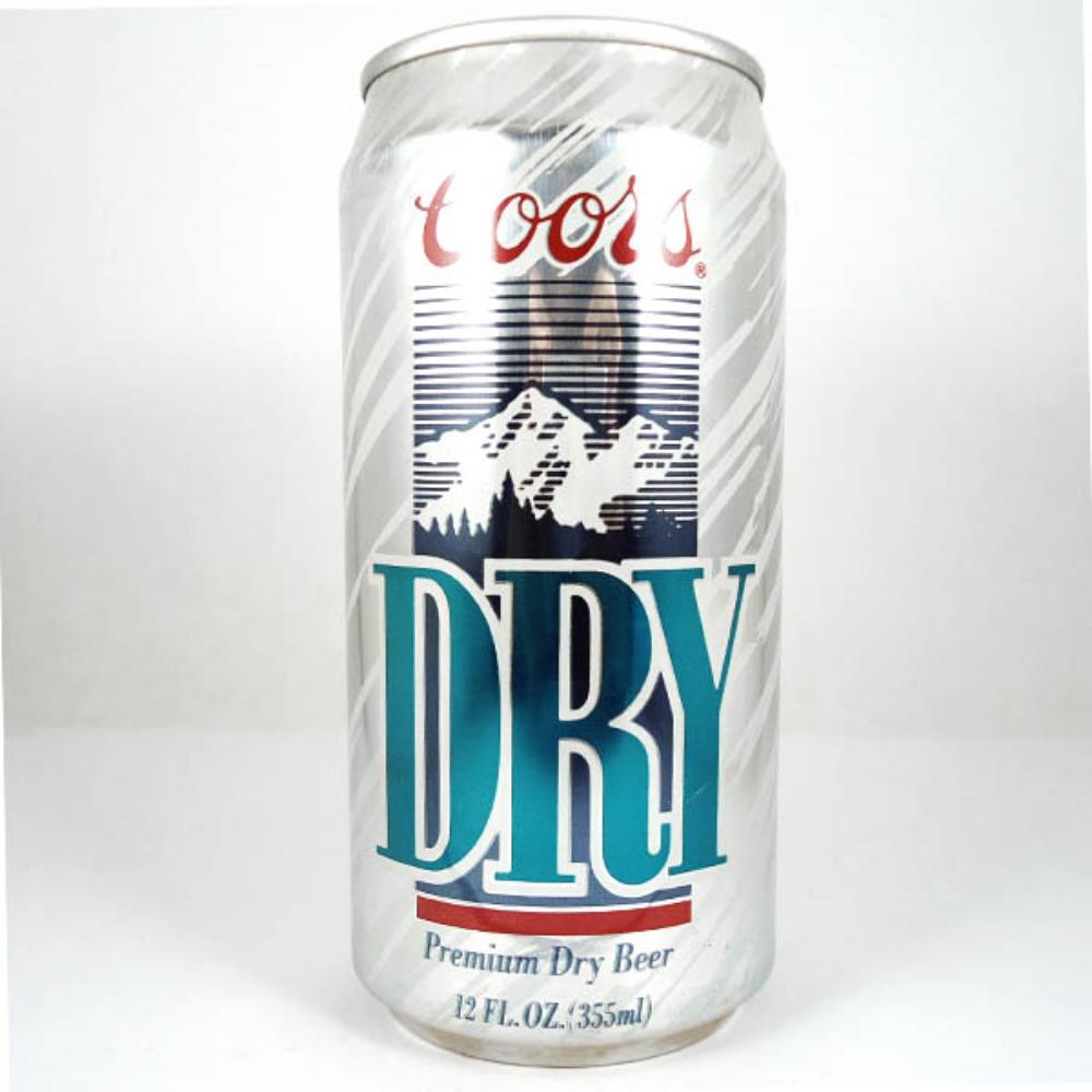 Lata de Cerveja Estados Unidos Coors Dry Colorado 