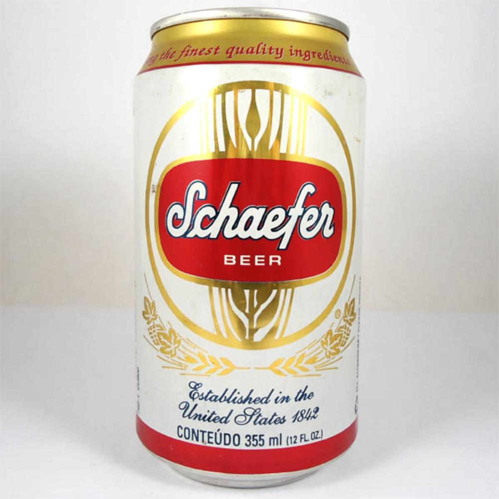 Lata de Cerveja Estados Unidos Schaefer Beer Impor