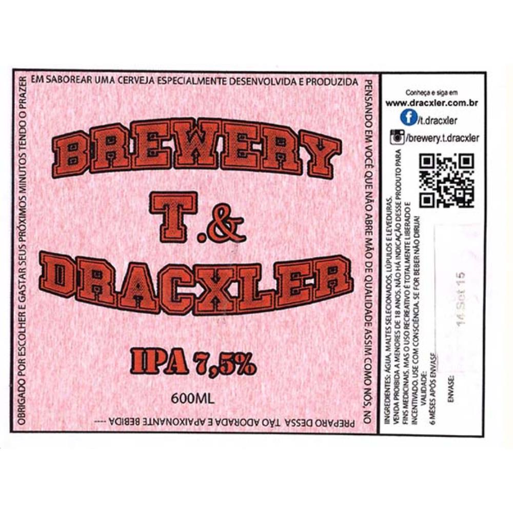 Brewery T & Dracxler IPA 600 ml