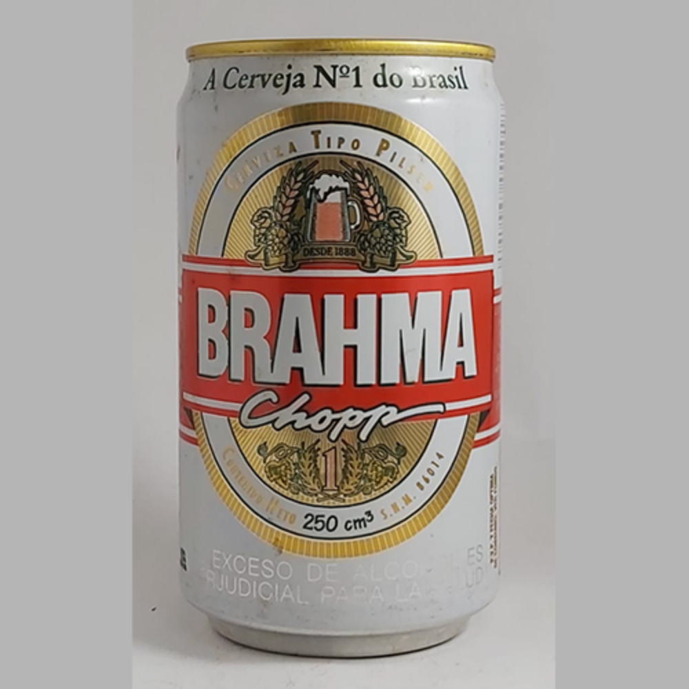 Brahma A Cerveja nº1 do Brasil 250 ml Venezuela  (lata vazia)