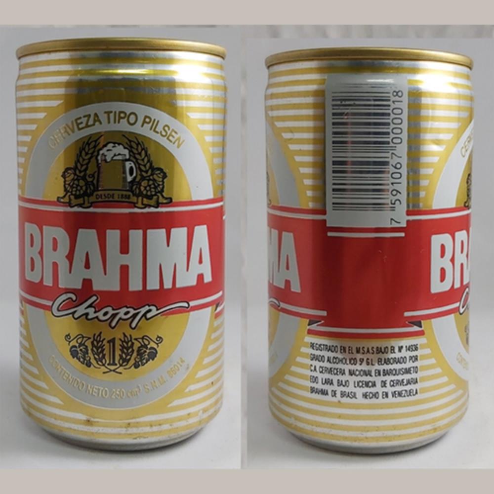 Brahma Pilsen 250 cm3 Venezuela 6 (lata vazia)