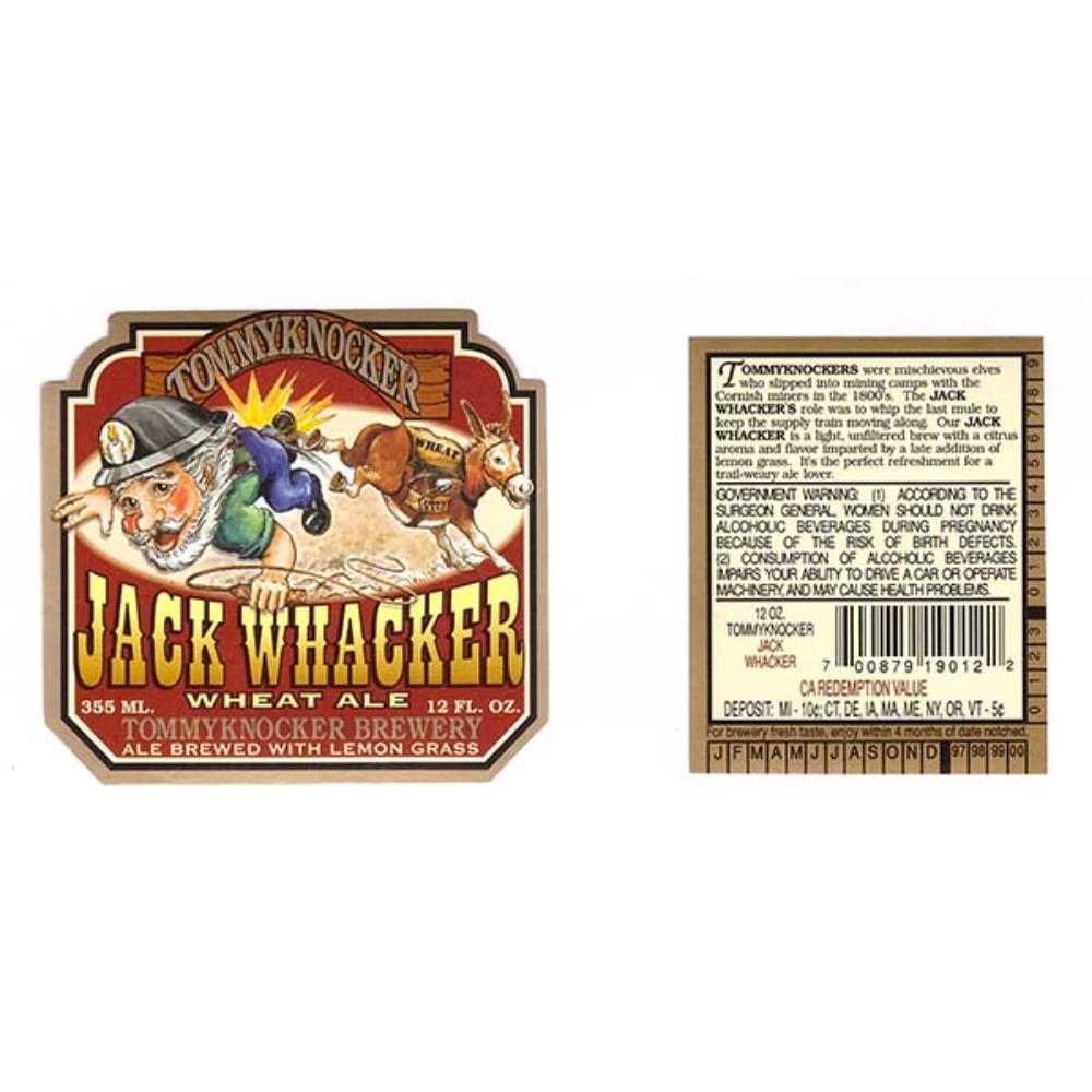 EUA Tommyknocker Jack Whacker Wheat Ale