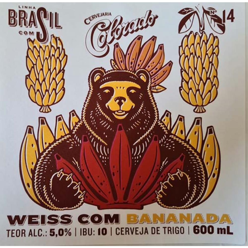 Colorado Brasil com S 14 Weiss com Bananada 600 ml