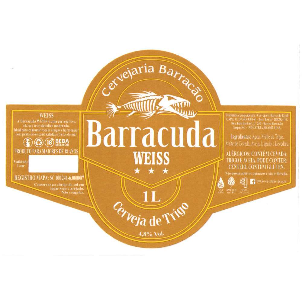 Barracuda Weiss 1 L
