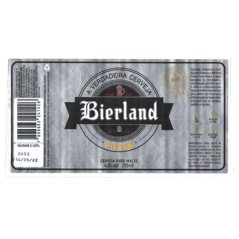 Bierland Pilsen 355 ml
