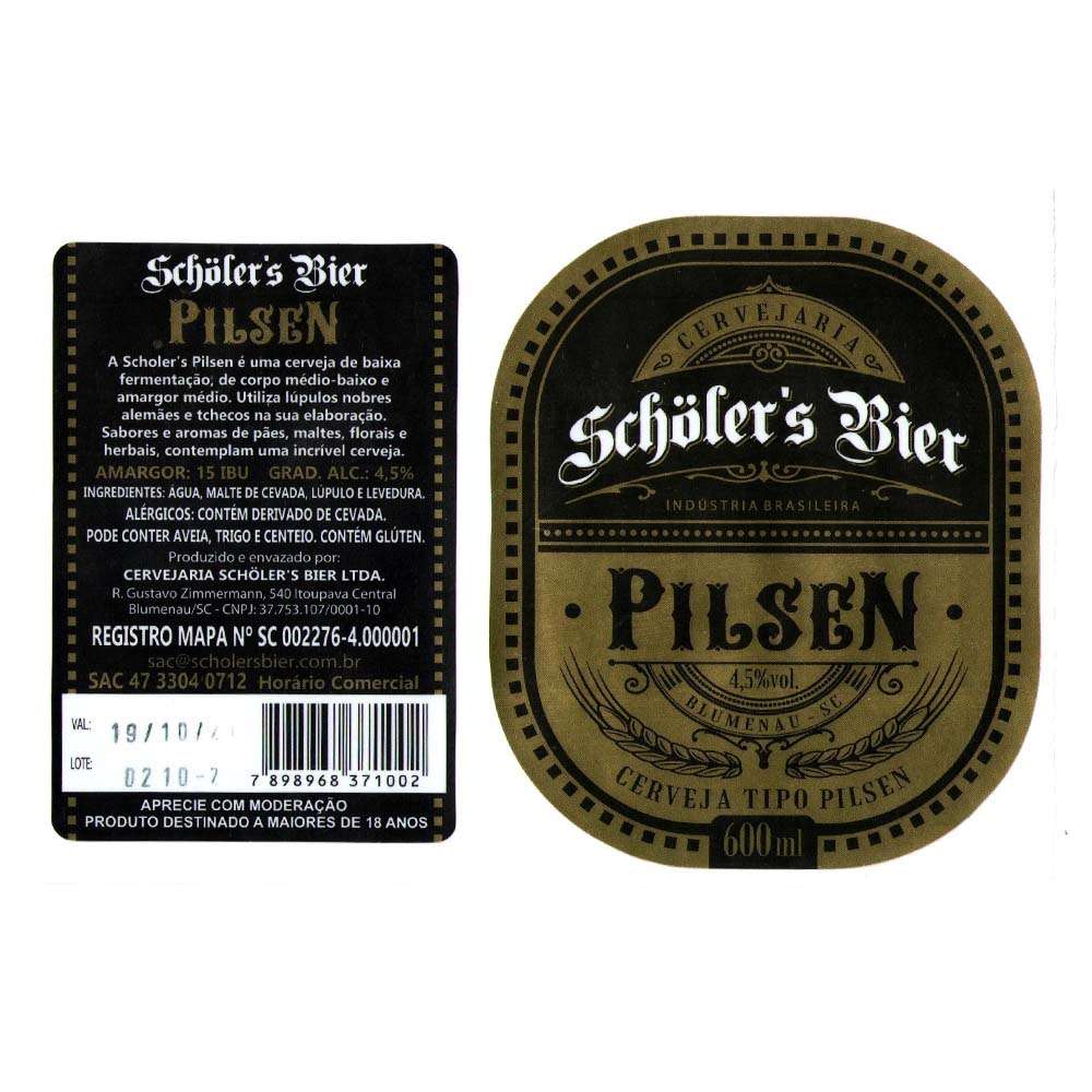 Scholers Bier Pilsen 500 ml
