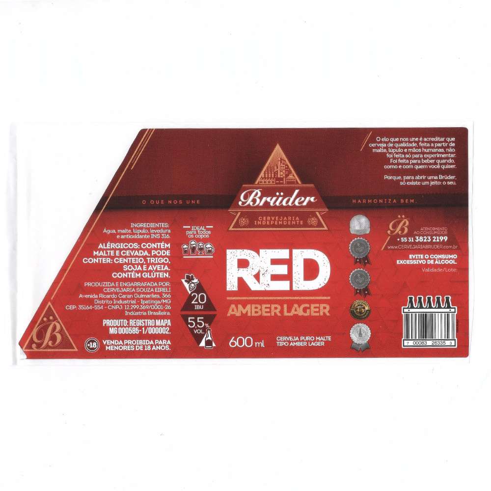 Bruder Cervejaria - Red Amber Lager