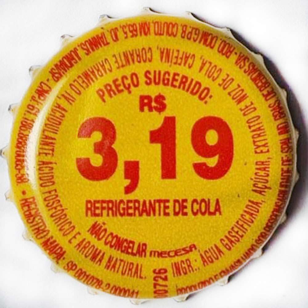 Refrigerante de Cola - Preço Sugerido 3,19