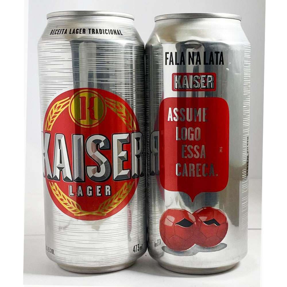 Kaiser Lager - Fala na lata (Assume logo essa careca)