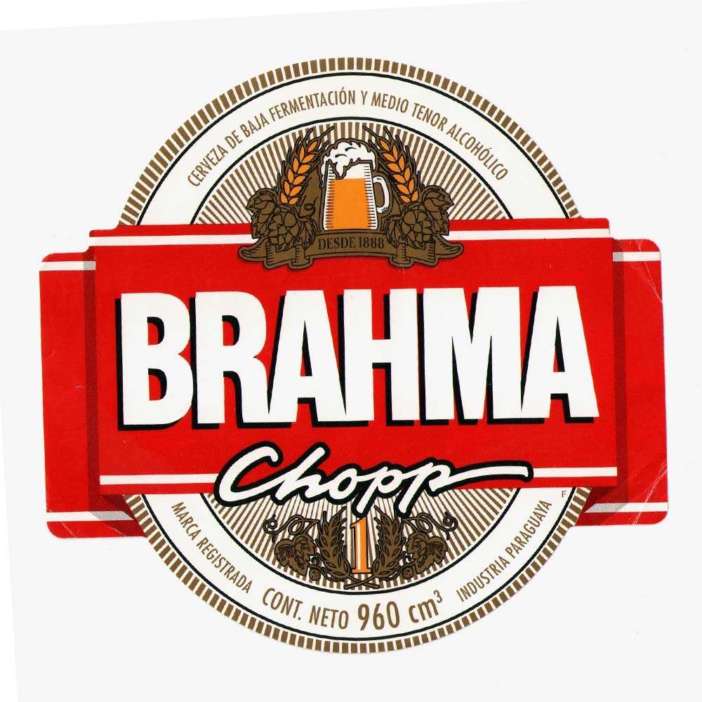 Brahma Chopp Paraguaya - Cont. Neto 960 CM3