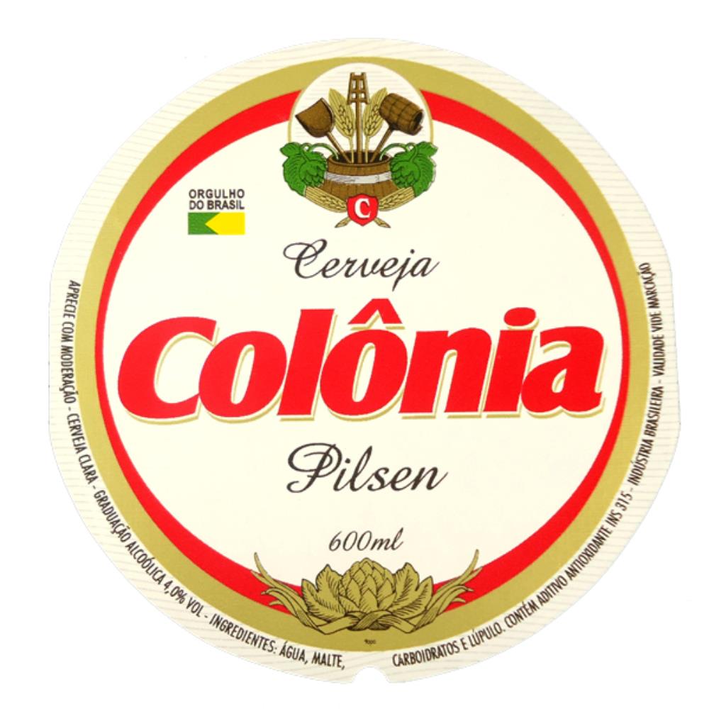 Colonia Cerveja Pilsen 600ml liso