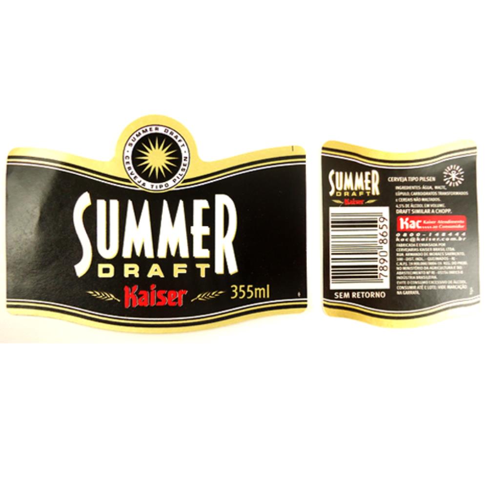 Kaiser Summer Draft 355ml preto