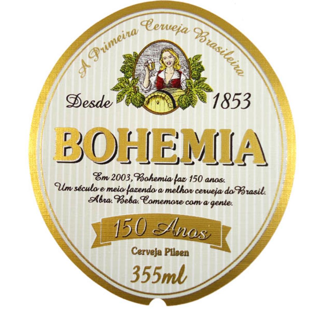 Bohemia Pilsen 355 ml 150 anos